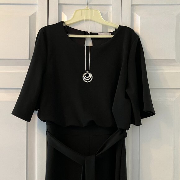 Quiz Black Jumpsuit Size 12 - Picture 4 of 5